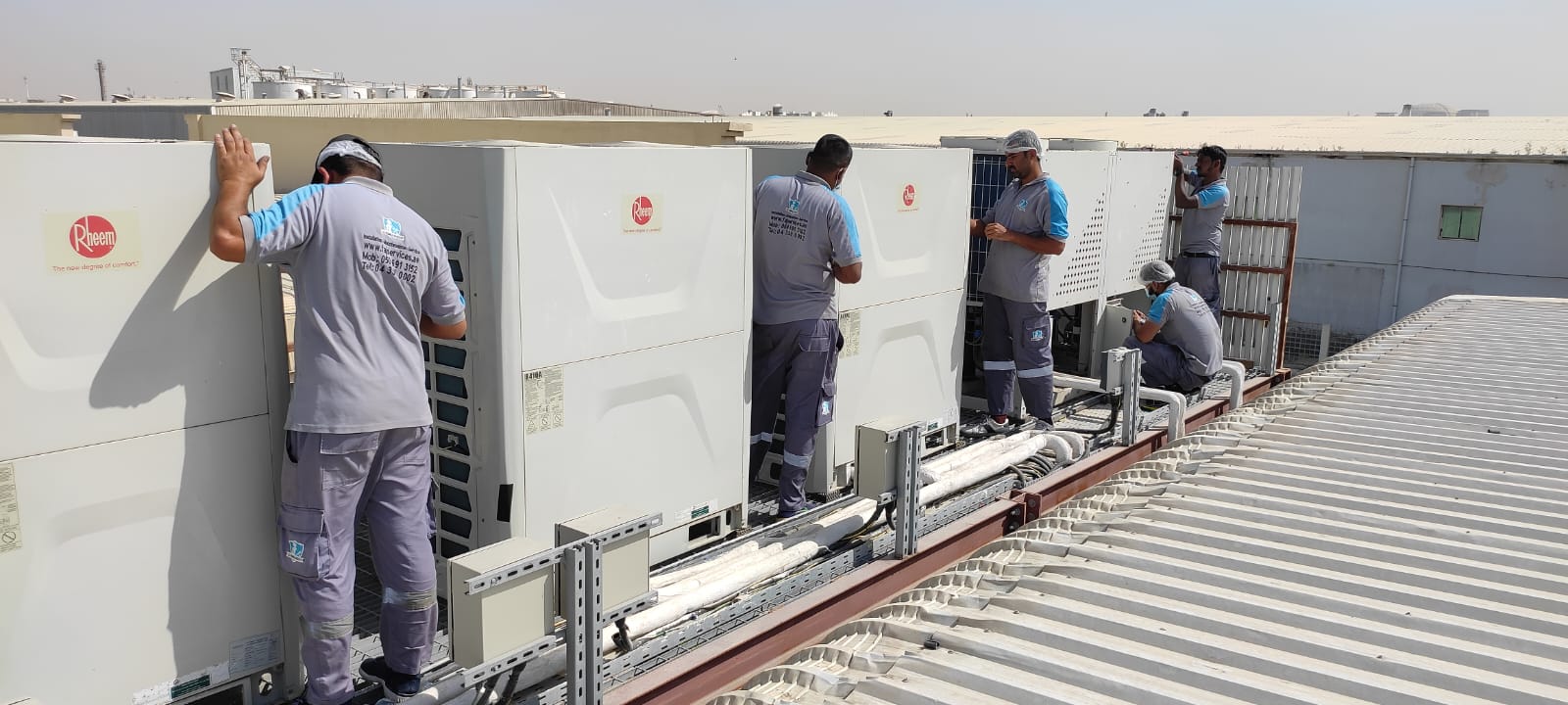 Assembling of HVAC Refrigeration in Dubai