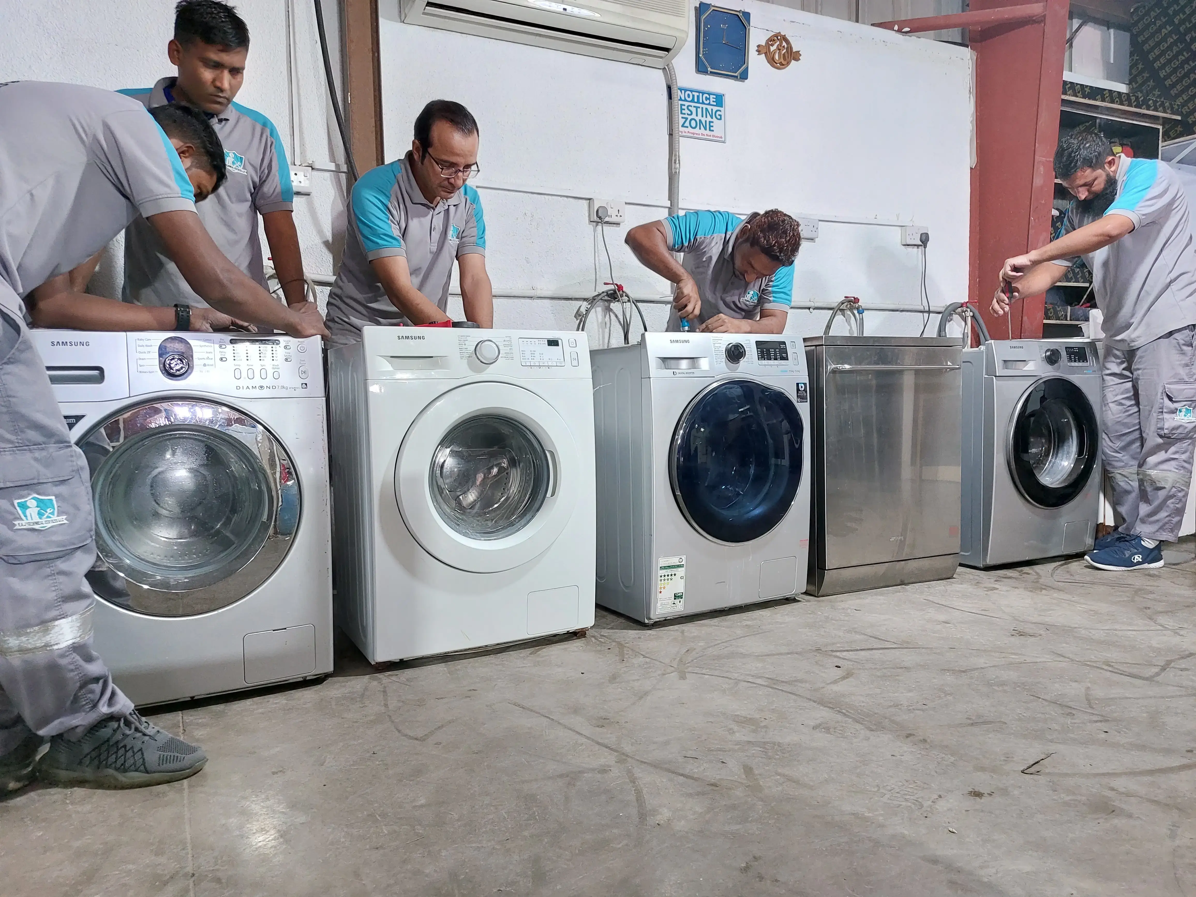 washing machine repair installations